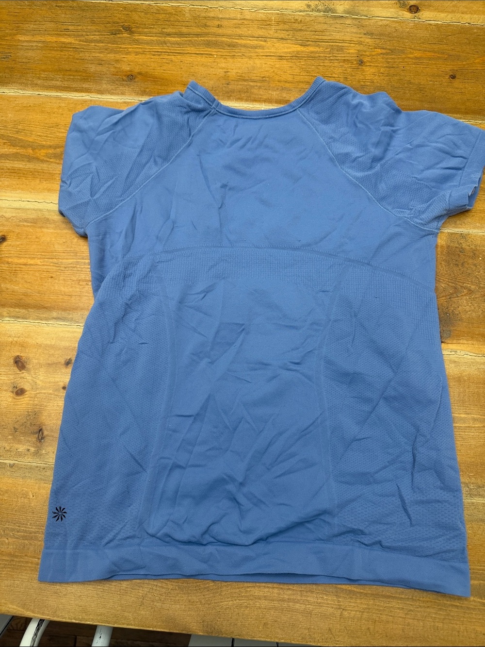 Athleta girl blue workout shirt